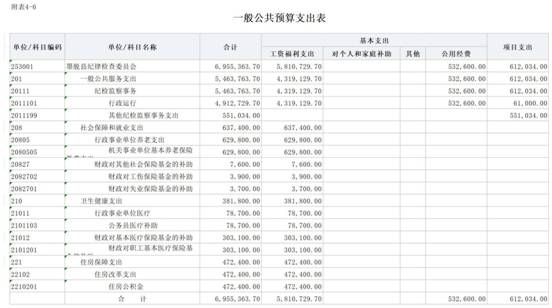 2024年县纪委监委部门预算公开报表_6一般预算支出